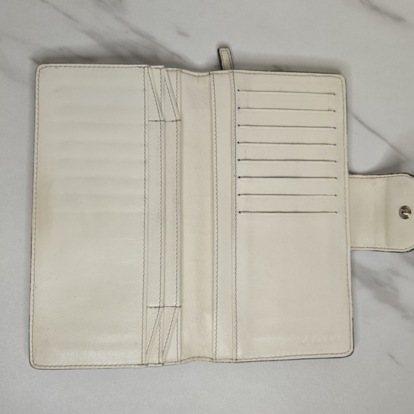 Celine Vintage Macadam Triomphe Canvas Leather  Long Continental Wallet - Picture 3 of 11